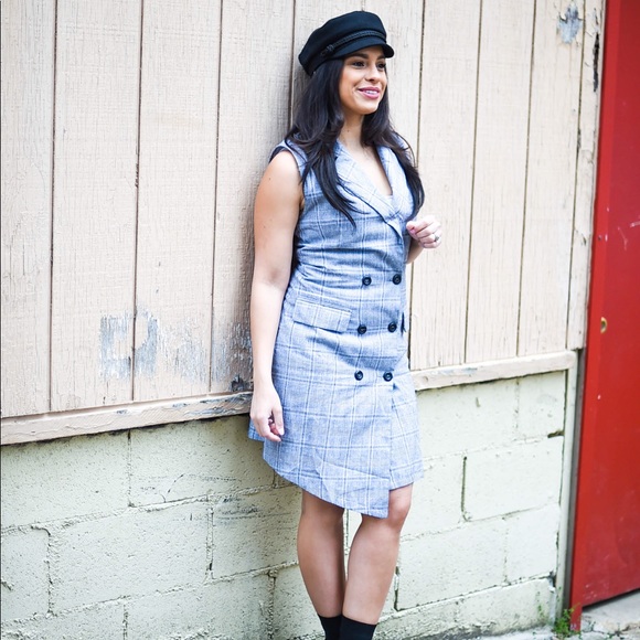 Plaid blazer dress - Picture 3 of 4